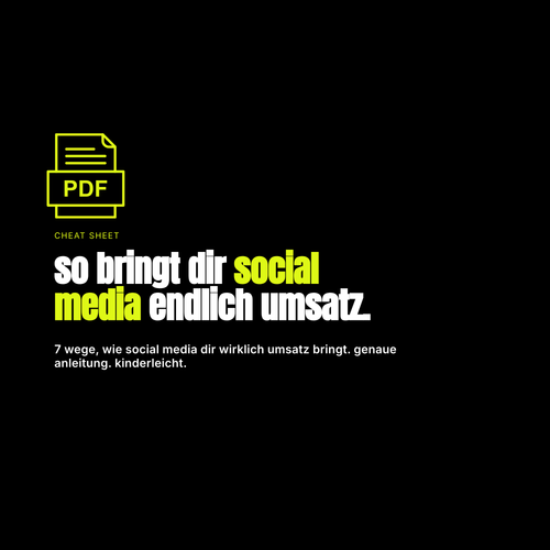 So bringt dir Social Media endlich Umsatz – Cheat Sheet